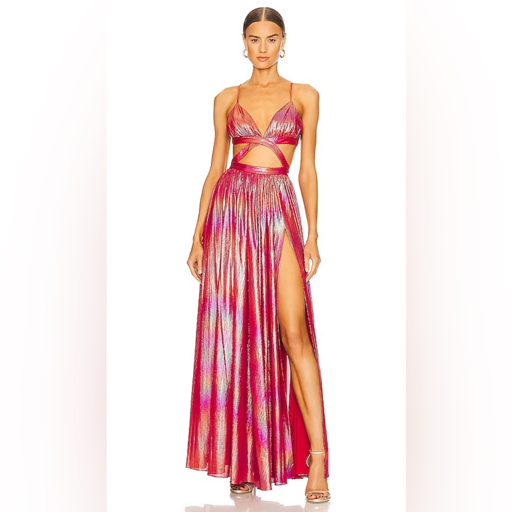 Retrofete Jett Dress Orange Ombre NWT